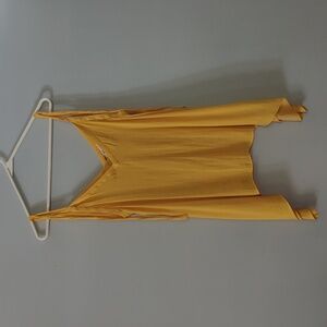 Zara Silky Bright Yellow Gold Camisole